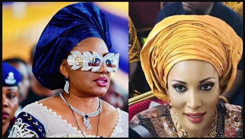 Obianos wife Ebele Obiano and Bianca Ojukwu