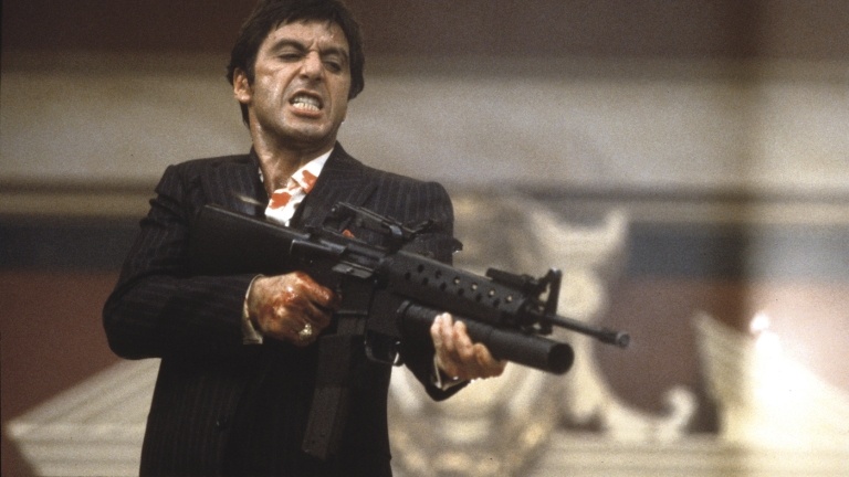 Al Pacino as Tony Montana Dies in Scarface 1