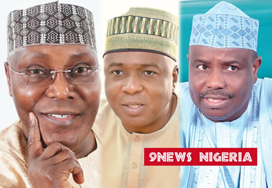 Atiku Saraki and Tambuwal