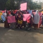Protesters Storm Jonathans Private office ask him to declare for the presidential race