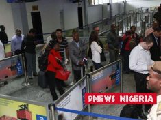 Passengers at Murtala Muhammed Airport Lagos