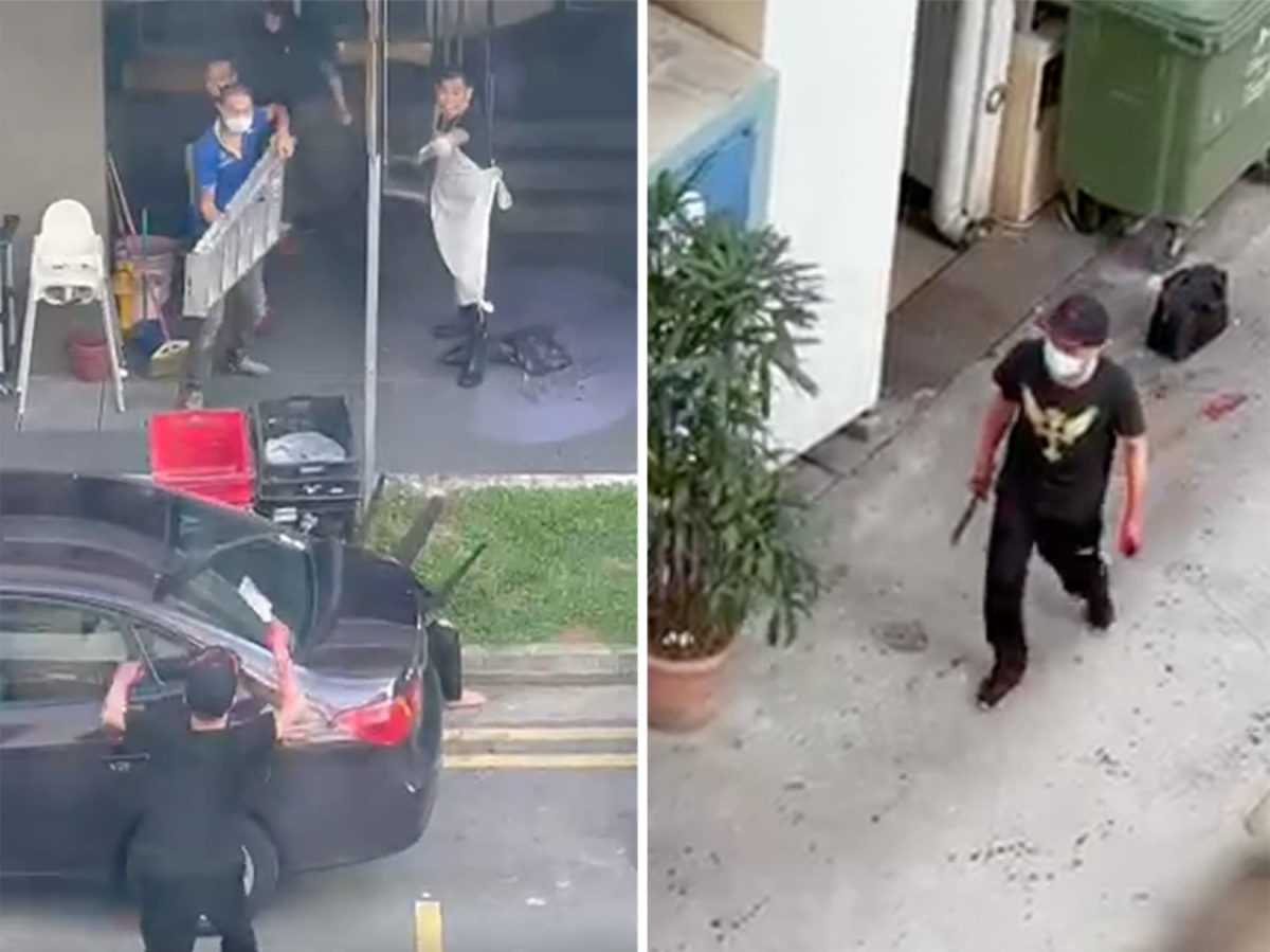 Police Arrest Singaporean Man After He Attempted To Slash Wife's Throat in Public