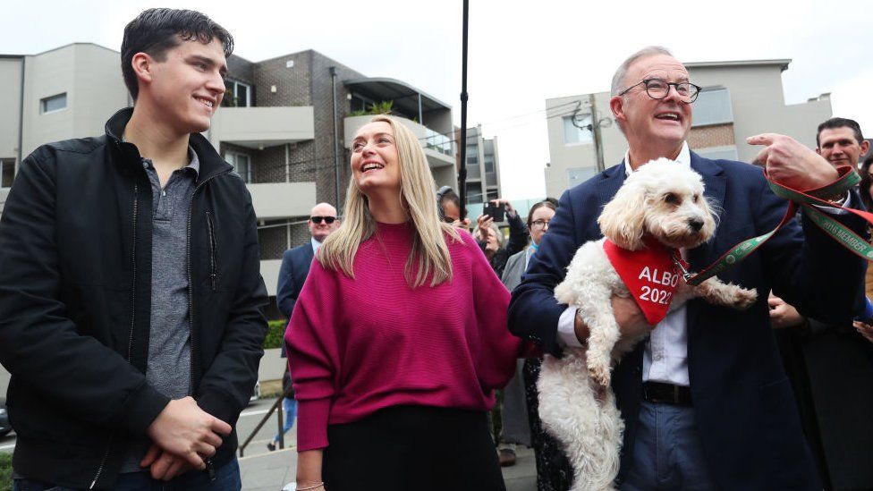Labor leader Anthony Albanese will become Australia's next prime minister, and his beloved dog Toto its next first pooch