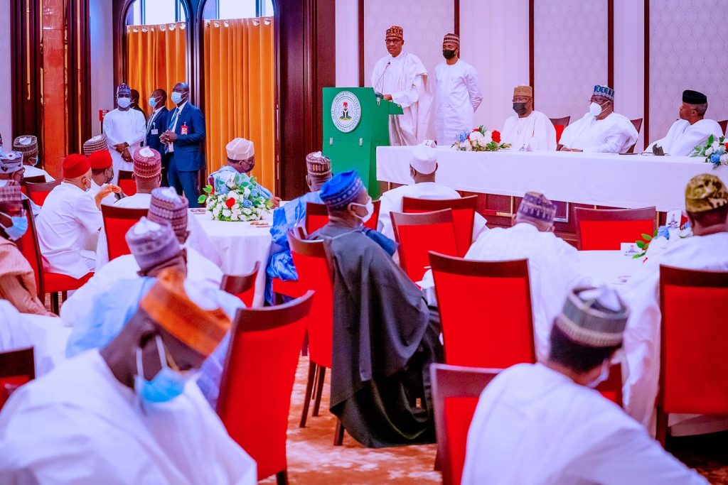President Buhari receives Sallah Homage in State House on 2nd May 2022 1 1