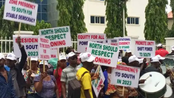 Protesters Storm APC & PDP Headquarters Over Zoning