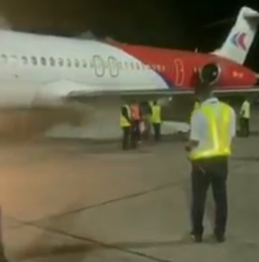  Passengers Rescued As Dana Aircraft Catches Fire In Airport