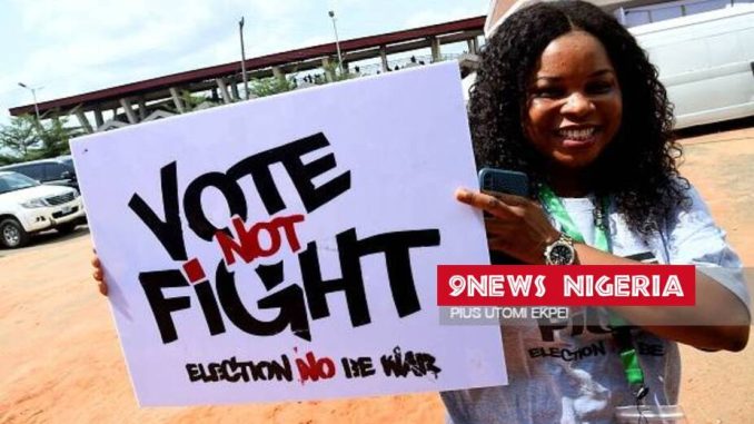 Vote Not Fight - Image taken by Pius Utomi Ekpei