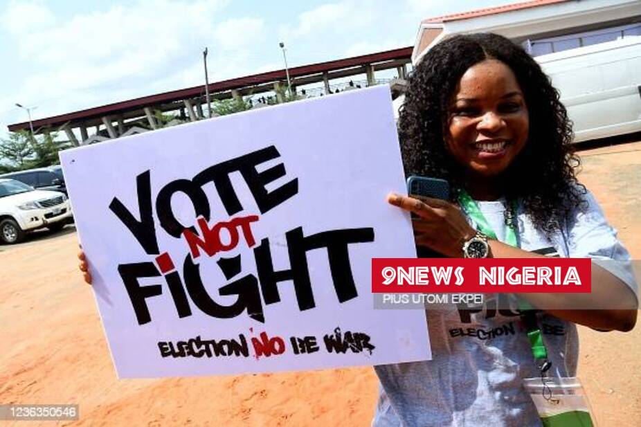 Vote Not Fight - Image taken by Pius Utomi Ekpei