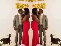 Marriage and Relationships: Man proposes marriage to his girl friend with a goat