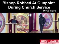 Bishop Robbed At Gunpoint During Church Service (Video)