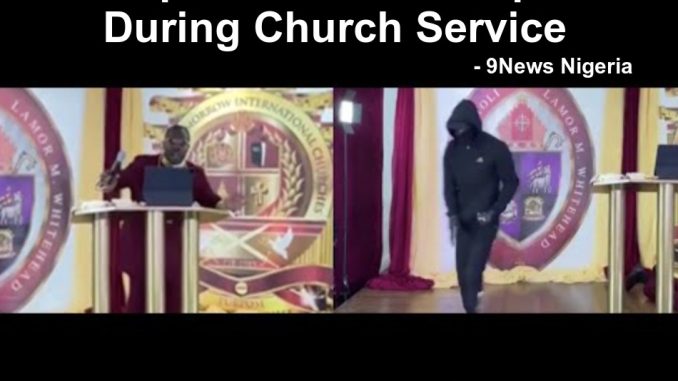 Bishop Robbed At Gunpoint During Church Service (Video)