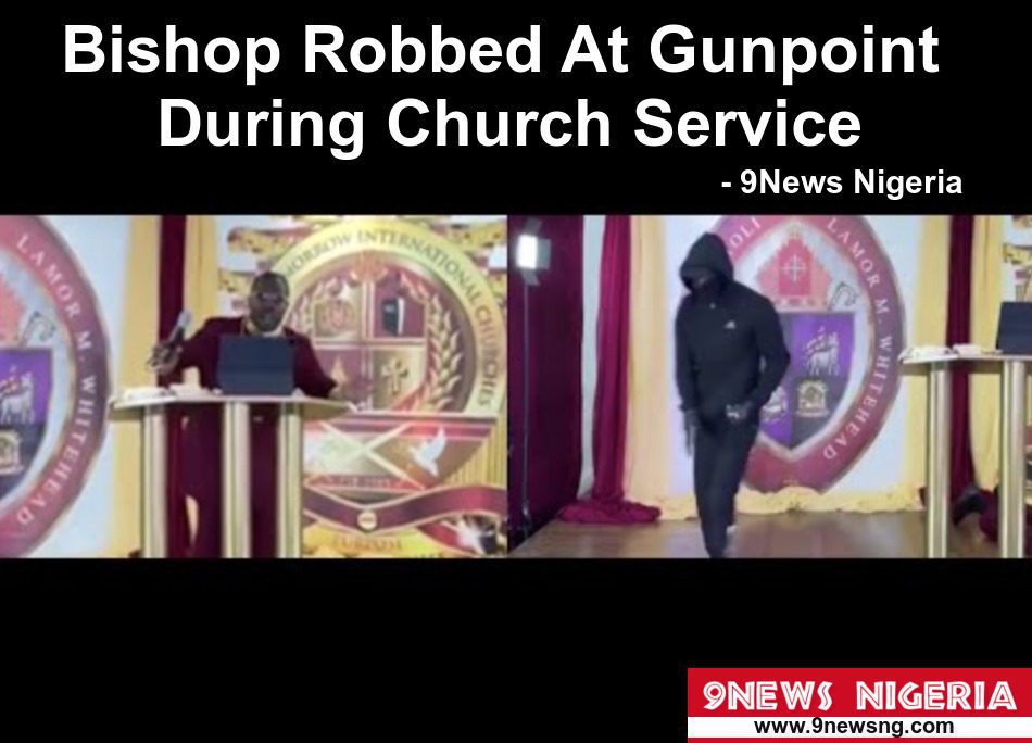 Bishop Robbed At Gunpoint During Church Service (Video)