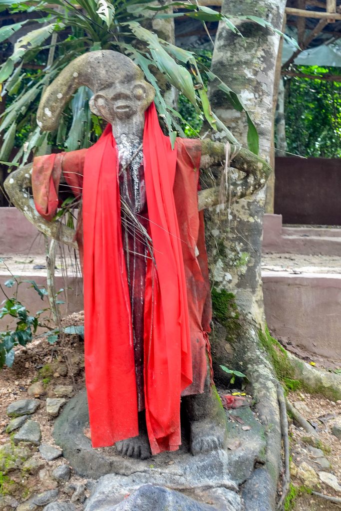 Statue of Ogun shrine at the Sacred Grove Of Oshun
