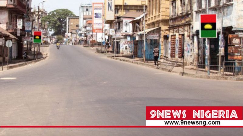 A deserted Street in the South-East During A Sit-At-Home Enforcement
