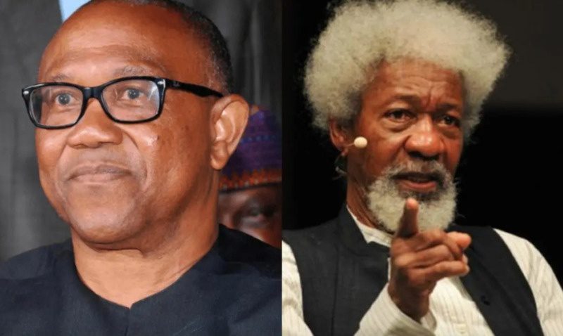 Peter Obi and Wole Soyinka