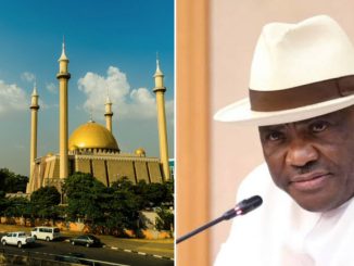 FCT Minister Nyesom Wike Threatened Over Rumoured Plan to Demolish Abuja National Mosque