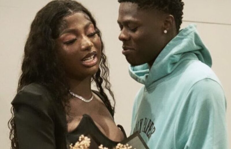 Late Singer IleriOluwa Aloba alias Mohbad and Wife Omowunmi Aloba