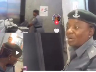 Nigerian Female Custom officer caught on camera demanding bribe