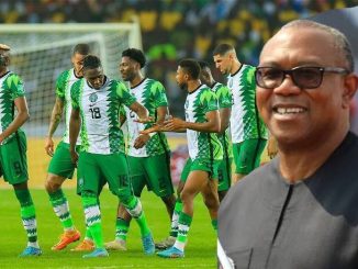 Peter Obi urges Super Eagles to double efforts against Cameroon