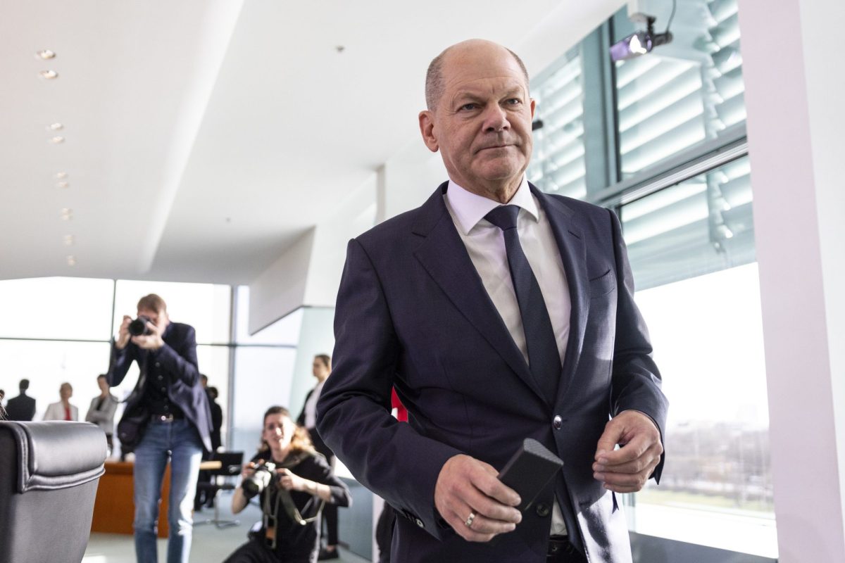 German Chancellor Olaf Scholz