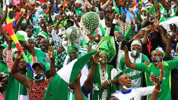 Supporters of Super Eagles