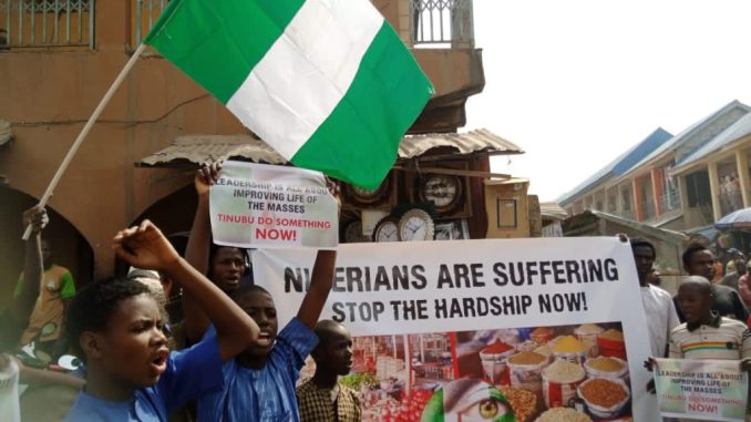 Nigerians Protest in Abuja