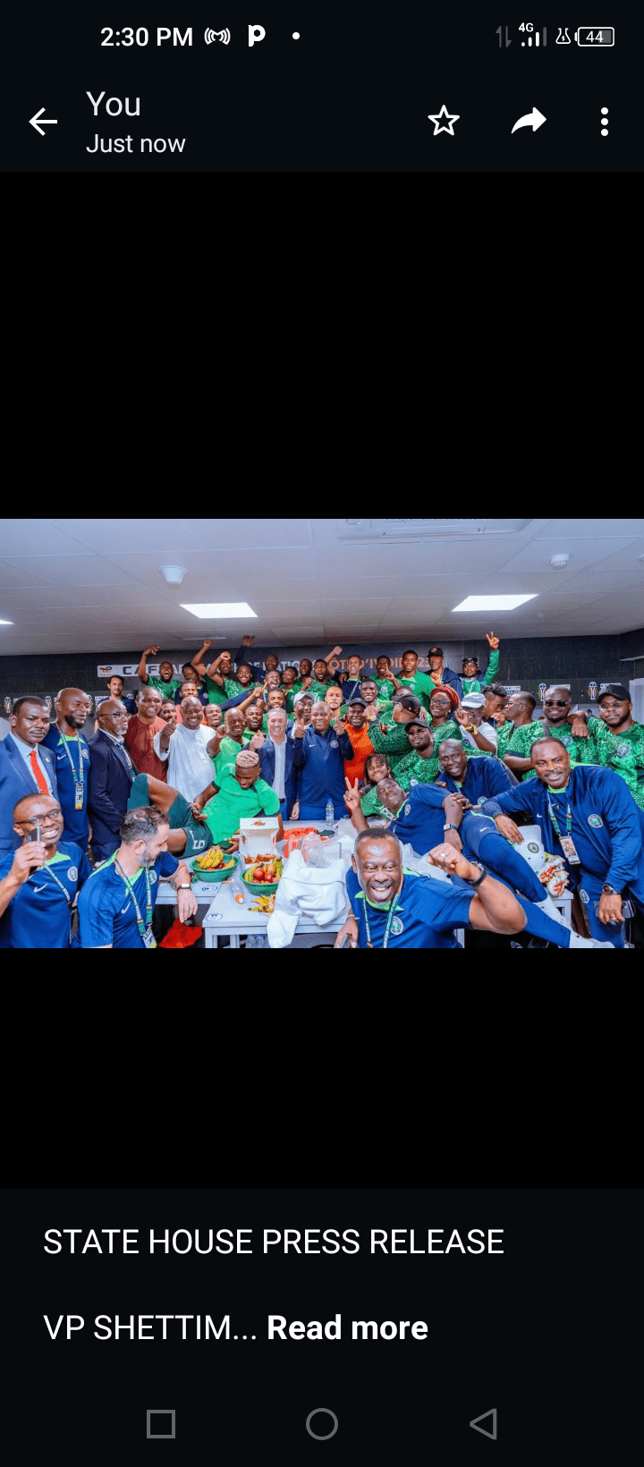 Shettima Leads FGs Delegation To Super Eagles AFCON Finals