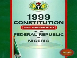 Nigeria 1999 Constitution