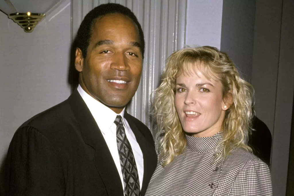 O.J. and Nicole Brown Simpson in 1989. RON GALELLA/RON GALELLA COLLECTION VIA GETTY