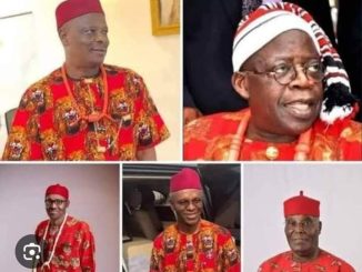 Politicians in Igbo traditional wear