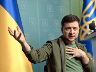 Ukraine president Volodymyr Zelensky