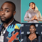 Davido Sinach and Genevieve Nnaji