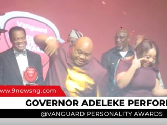 Governor Adeleke shocks guests with latest dance moves at the Vanguard Award Night (Video)