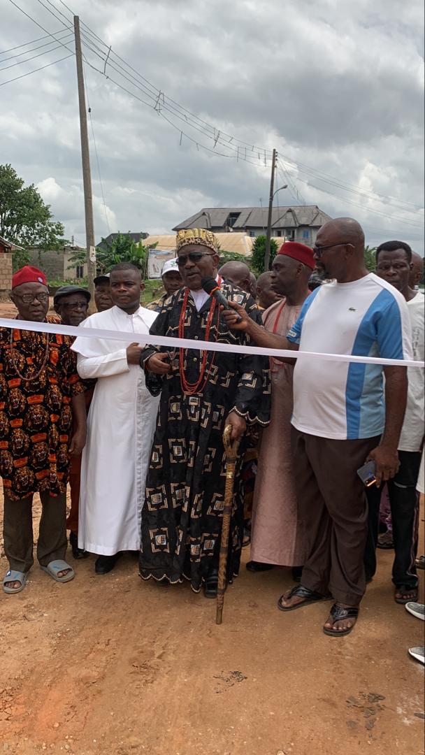 Imo Monarch Omadike Commissions Road Maintenance In Umude Village Umuoma Nekede