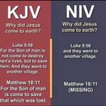 KJV And NIV