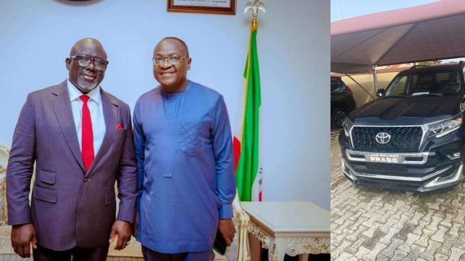 Delta State Gov, Sheriff Gifts Car To APC Lawmaker, Rt Hon Waive, APC Supporters Termed It Bribe