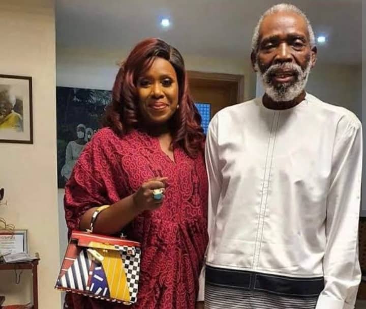 Joke Silva Celebrates Husband, Olu Jacobs-At 82