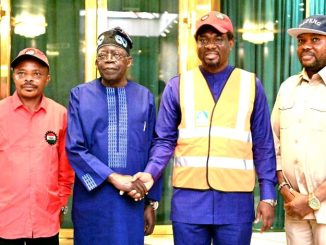 President Tinubu and the Labour Union leaders