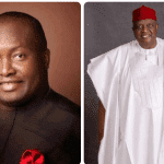 Senator Ifeanyi Ubah and Emmanuel Iwuanyanwu
