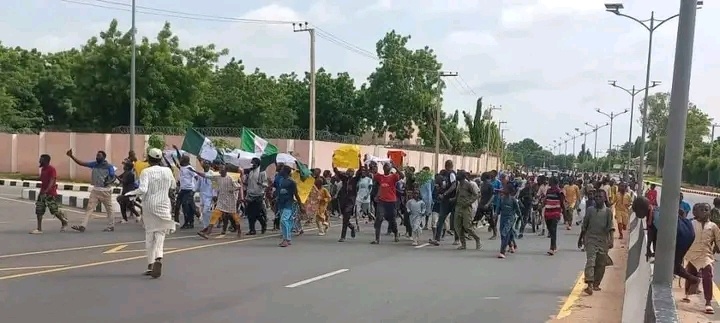 End Bad Government Protest / Image by 9News Nigeria