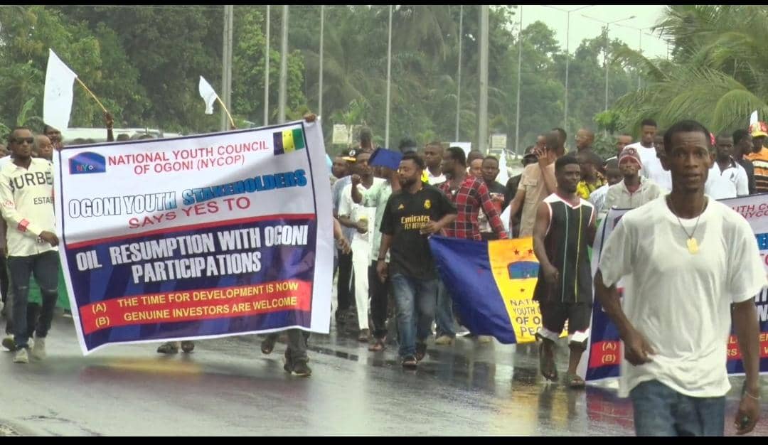 Ogoni Youths Rally: Ogoni leaders and youth call for renewed oil exploration/Source: ChannelsTV