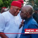 Senator Orji Uzor Kalu and Abia State Governor Otti   Image Source ChannelsTV