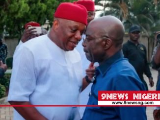 Senator Orji Uzor Kalu and Abia State Governor Otti - Image Source: ChannelsTV