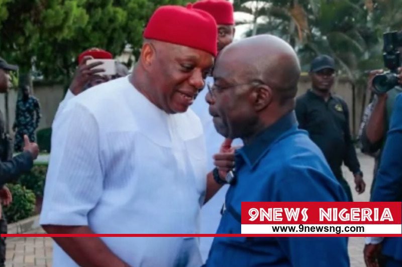 Senator Orji Uzor Kalu and Abia State Governor Otti - Image Source: ChannelsTV