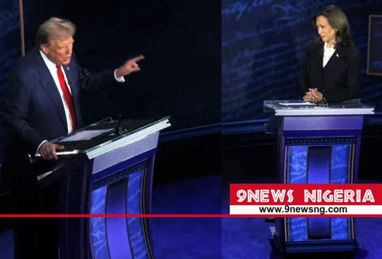 Donald Trump and Kamala Harris Presidential Debate - 9News Nigeria
