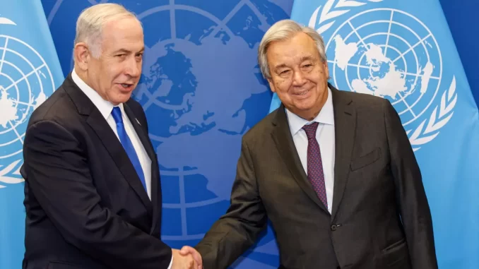 Netanyahu and Guterres