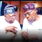 President Bola Ahmed Tinubu and former president Olusegun Obasanjo