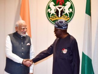 Indian PM Modi Welcomed by President Tinubu at Aso Rock