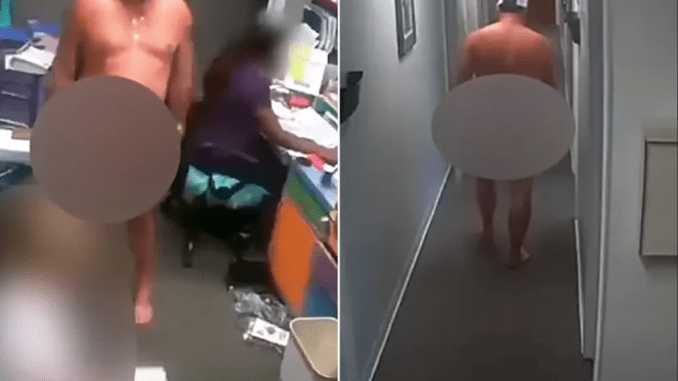 Shocking Video Shows Doctor Parade Through Office Naked, Perform Sex Act on Employee