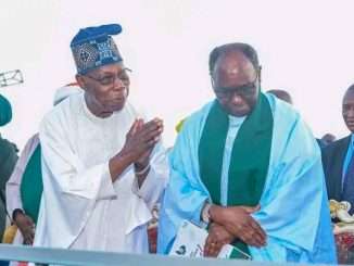 Former President Olusegun Obasanjo and Gowon